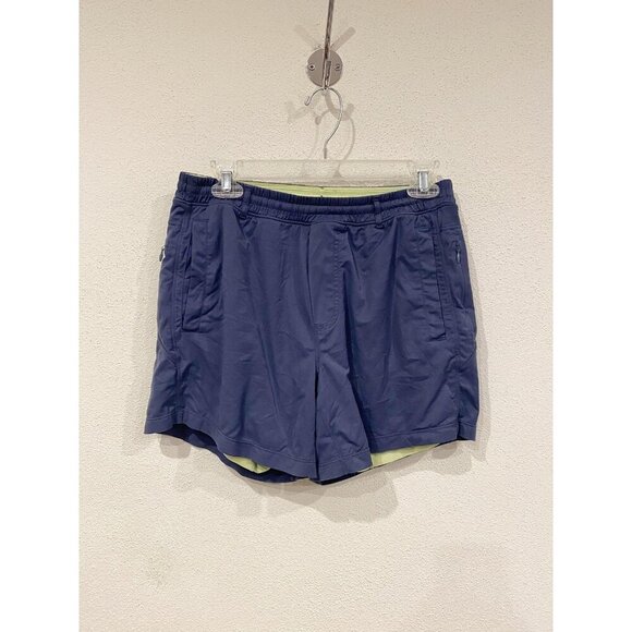 Birddogs Shorts Mens Medium Blue Quick Dry Lined Zipper Pocket Athletic Running - Picture 3 of 6